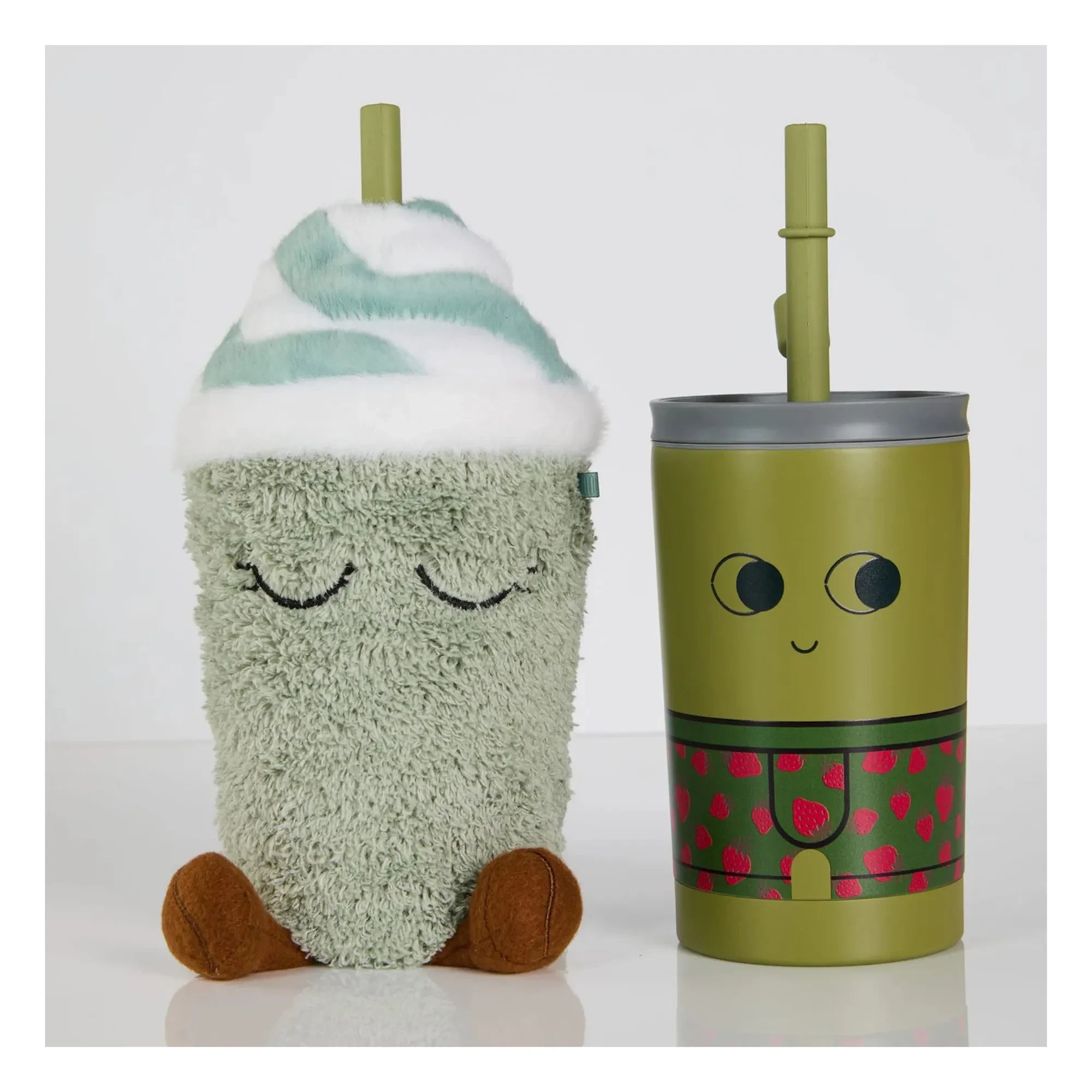 Asobu - Isothermal cup with Mimi cover | Green
