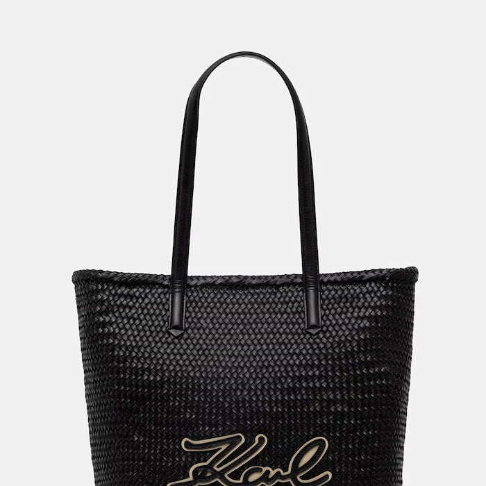Karl Lagerfeld kadın deri alışveriş çantası K/SIGNATURE