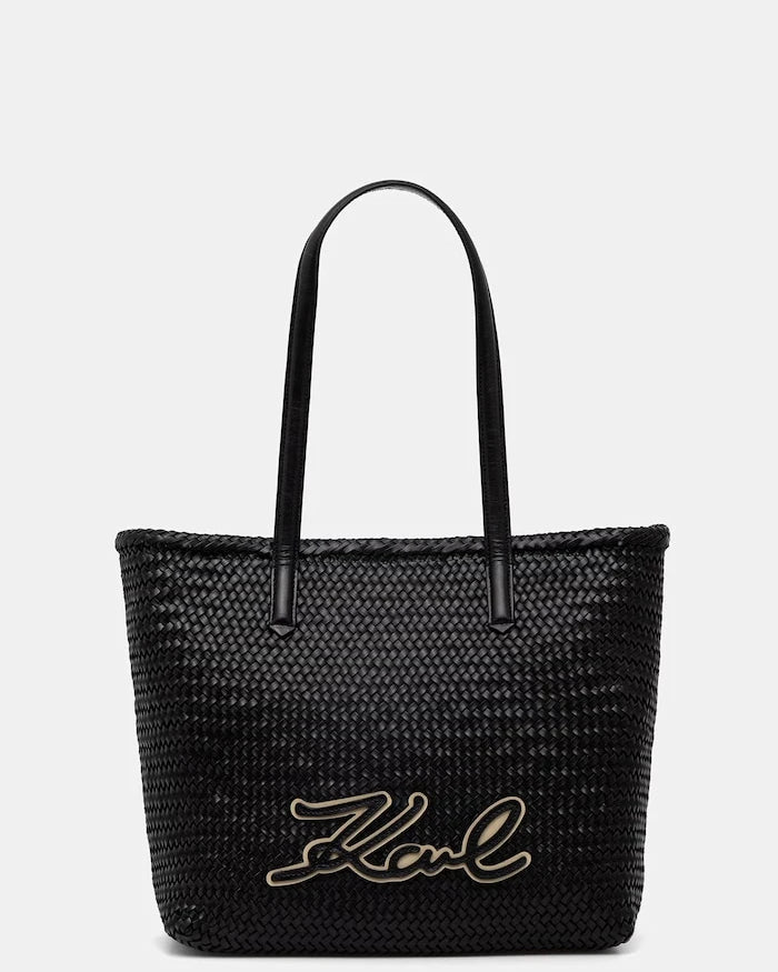 Karl Lagerfeld kadın deri alışveriş çantası K/SIGNATURE