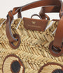 Anya Hindmarch Beige Small Paper Eyes Basket Bag