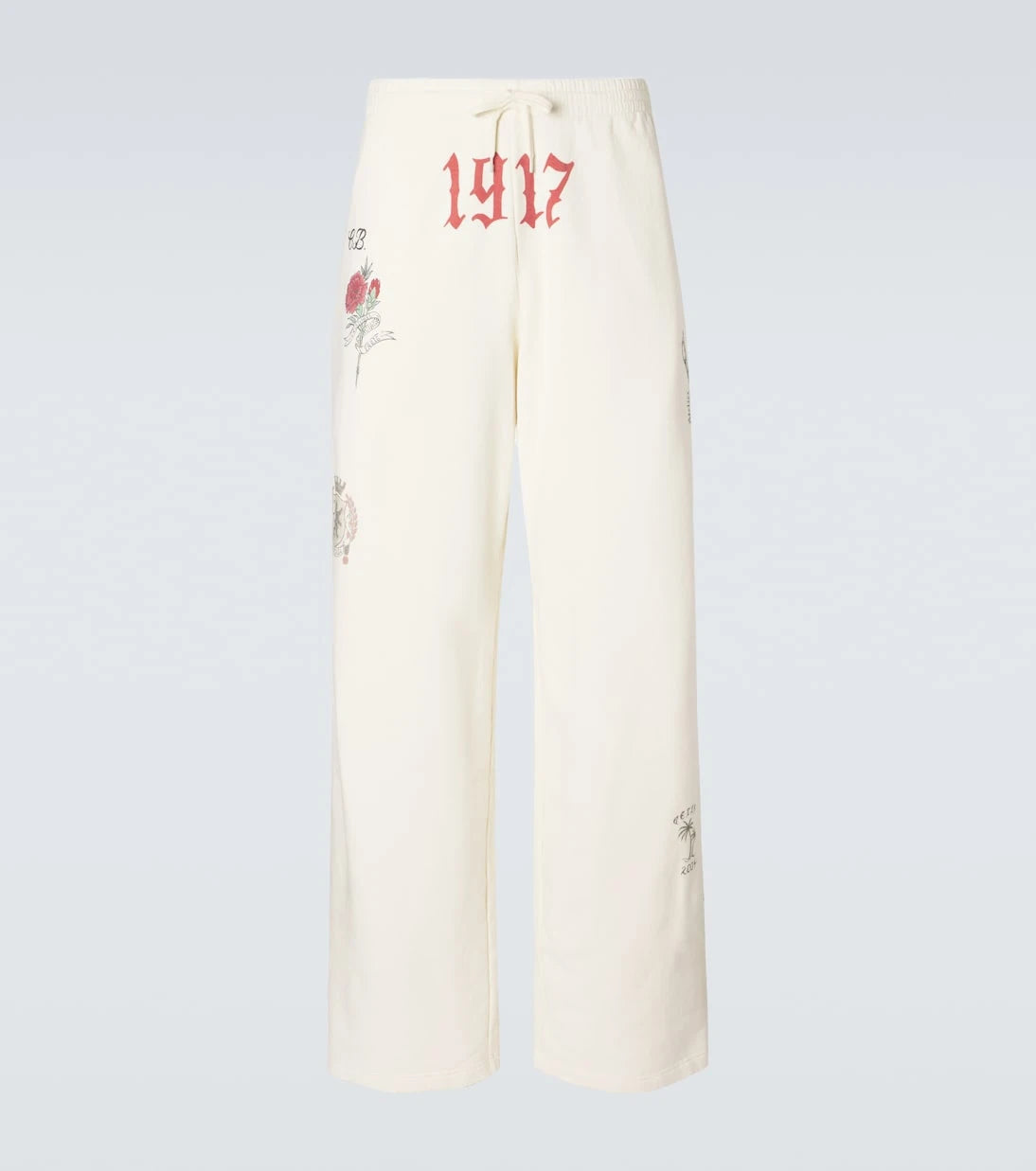 Balenciaga - Printed cotton fleece sweatpants