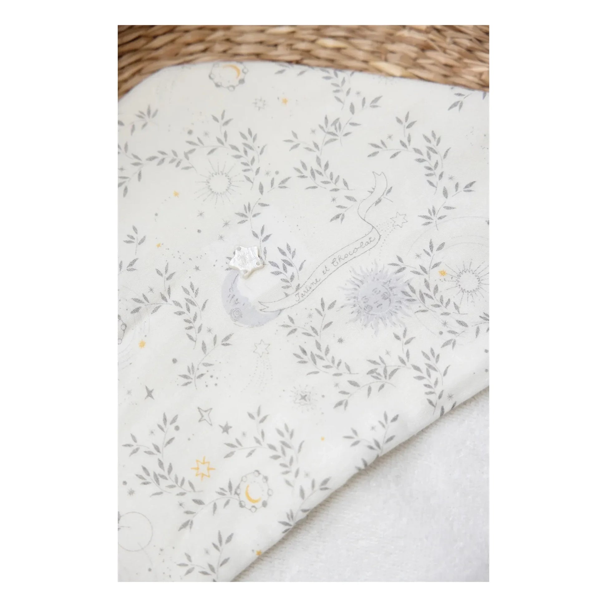 Tartine et Chocolat - Rêve étoilé bath cape | Ecru