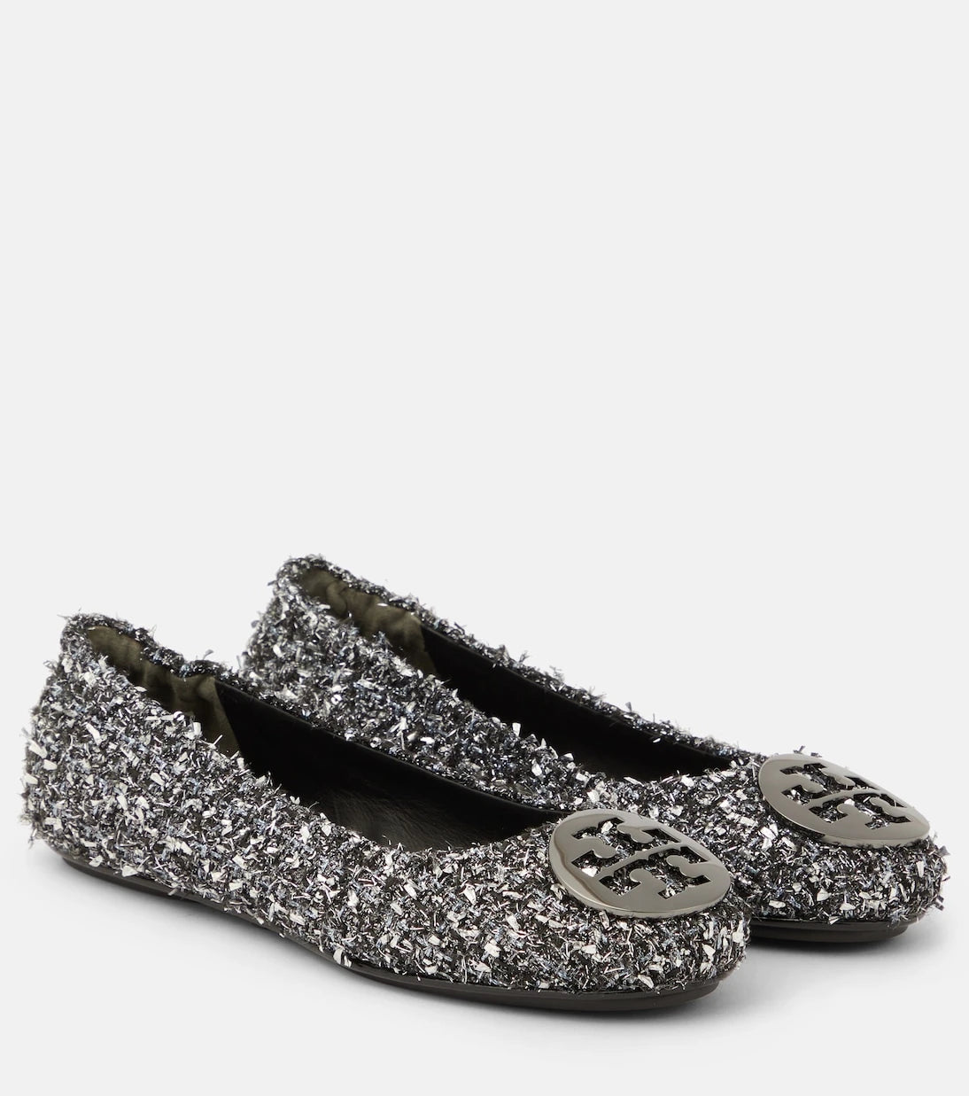 Tory Burch - Minnie Travel embellished ballet flats