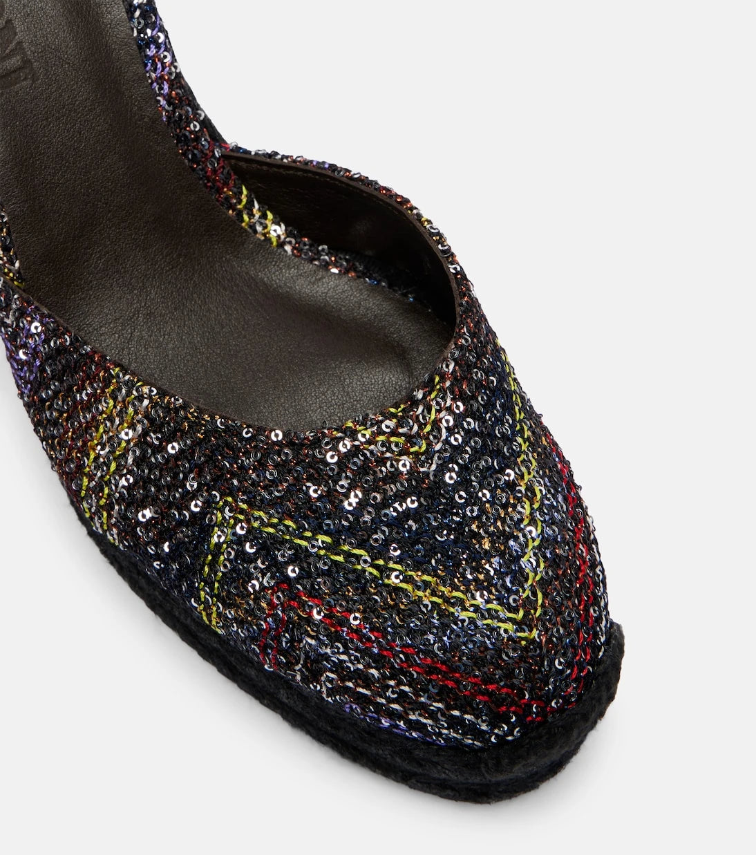 Missoni - Eva 80 sequined espadrille wedges