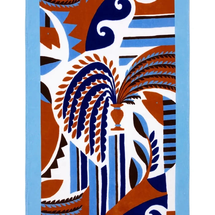 Olivier Desforges TERRASSE tekstil plaj havlusu 100 x 170 cm