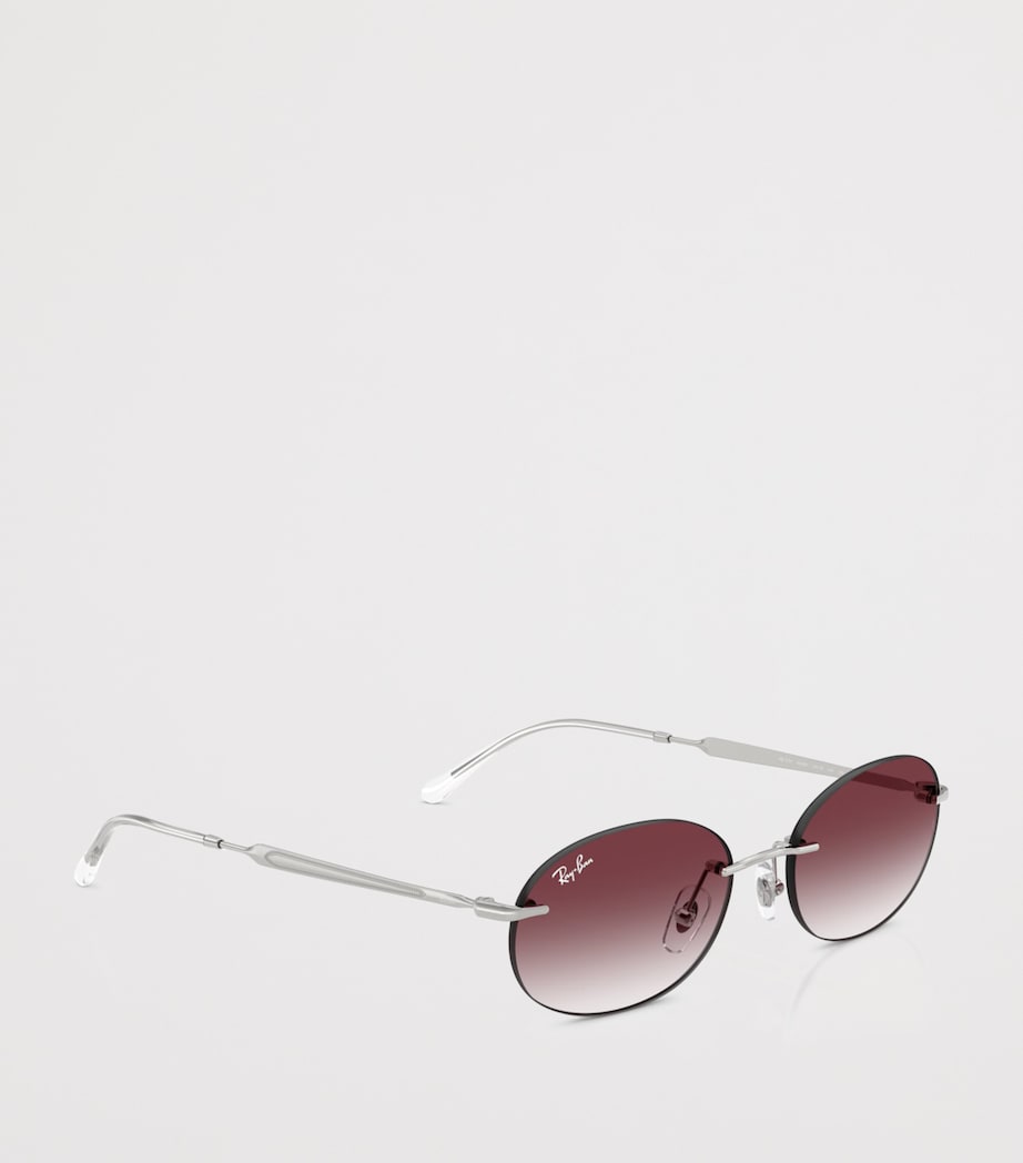 RB3767 Metal Oval Sunglasses