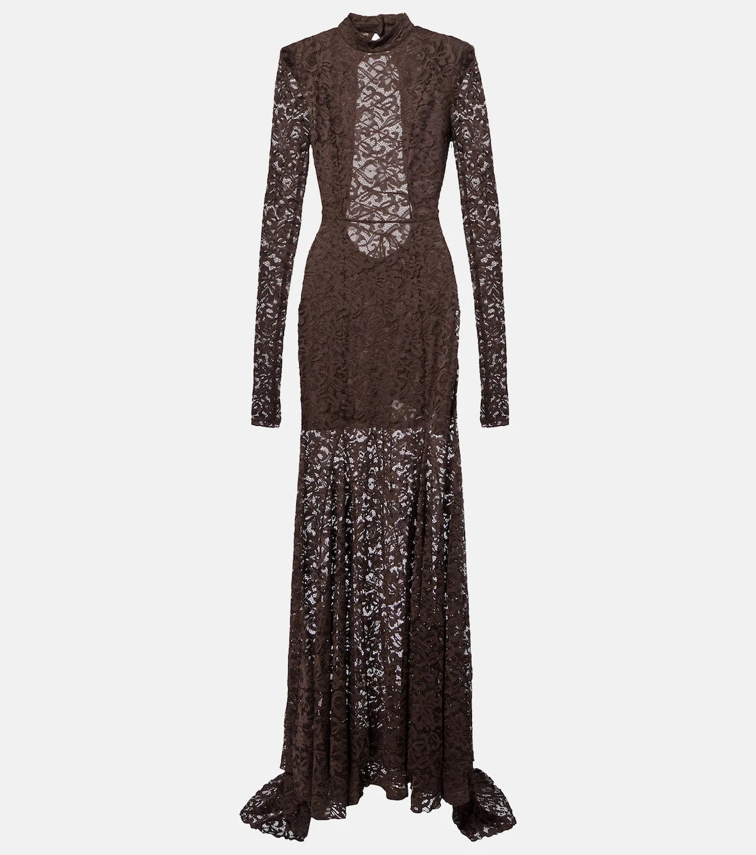 Rotate - Open-back floral lace  gown