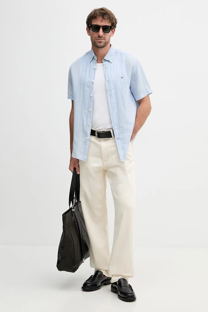 Tommy Hilfiger erkek keten gömlek