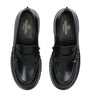 Valentino Garavani Black Leather Rockstud Loafers 50