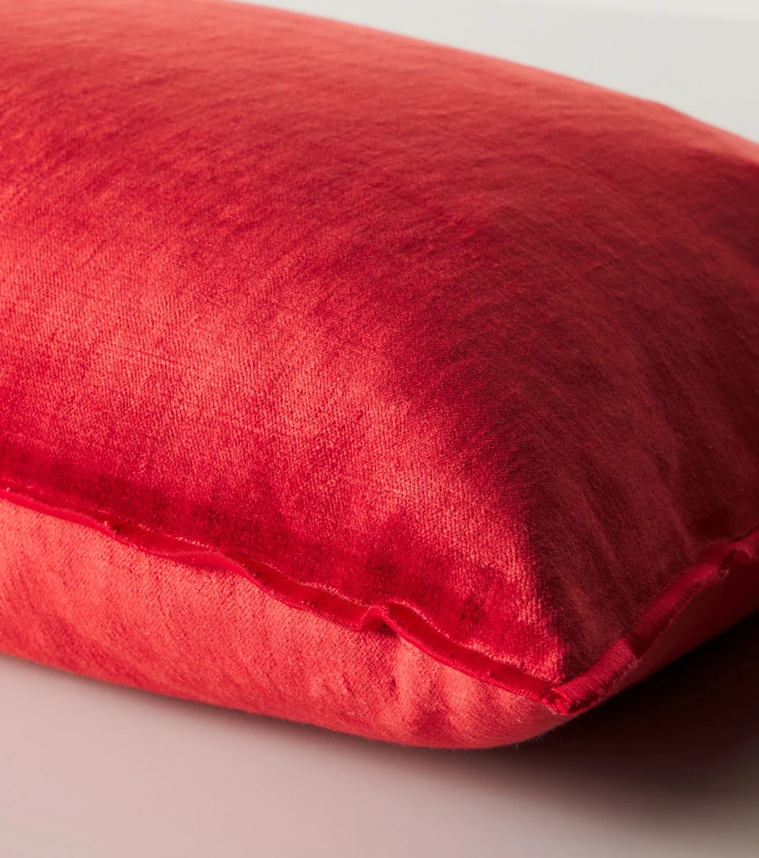 Maison de Vacances - Leather-trimmed cushion