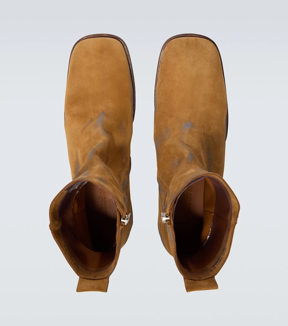 Acne Studios - Distressed suede ankle boots