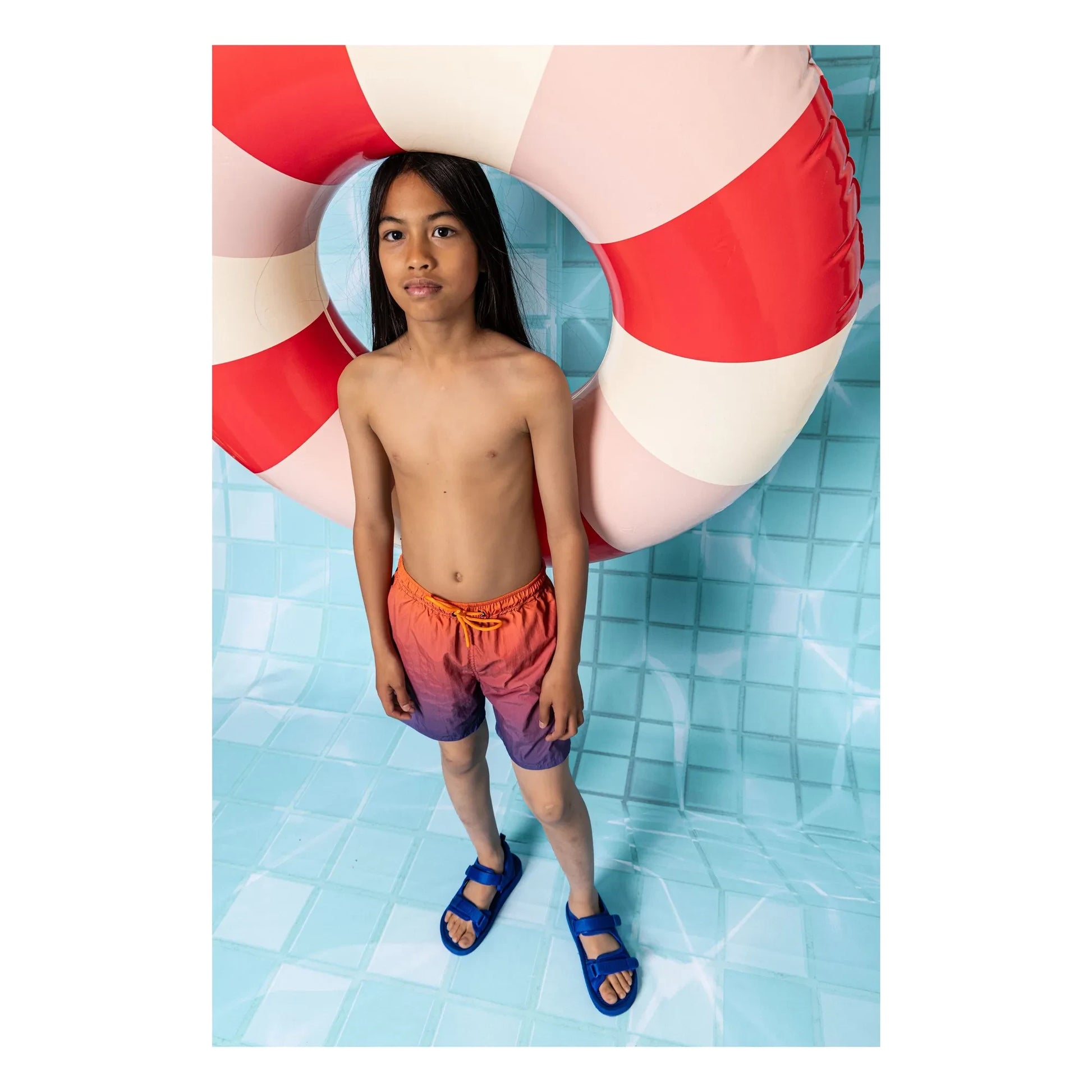 Hundred Pieces - Wave Swim Shorts | Blue
