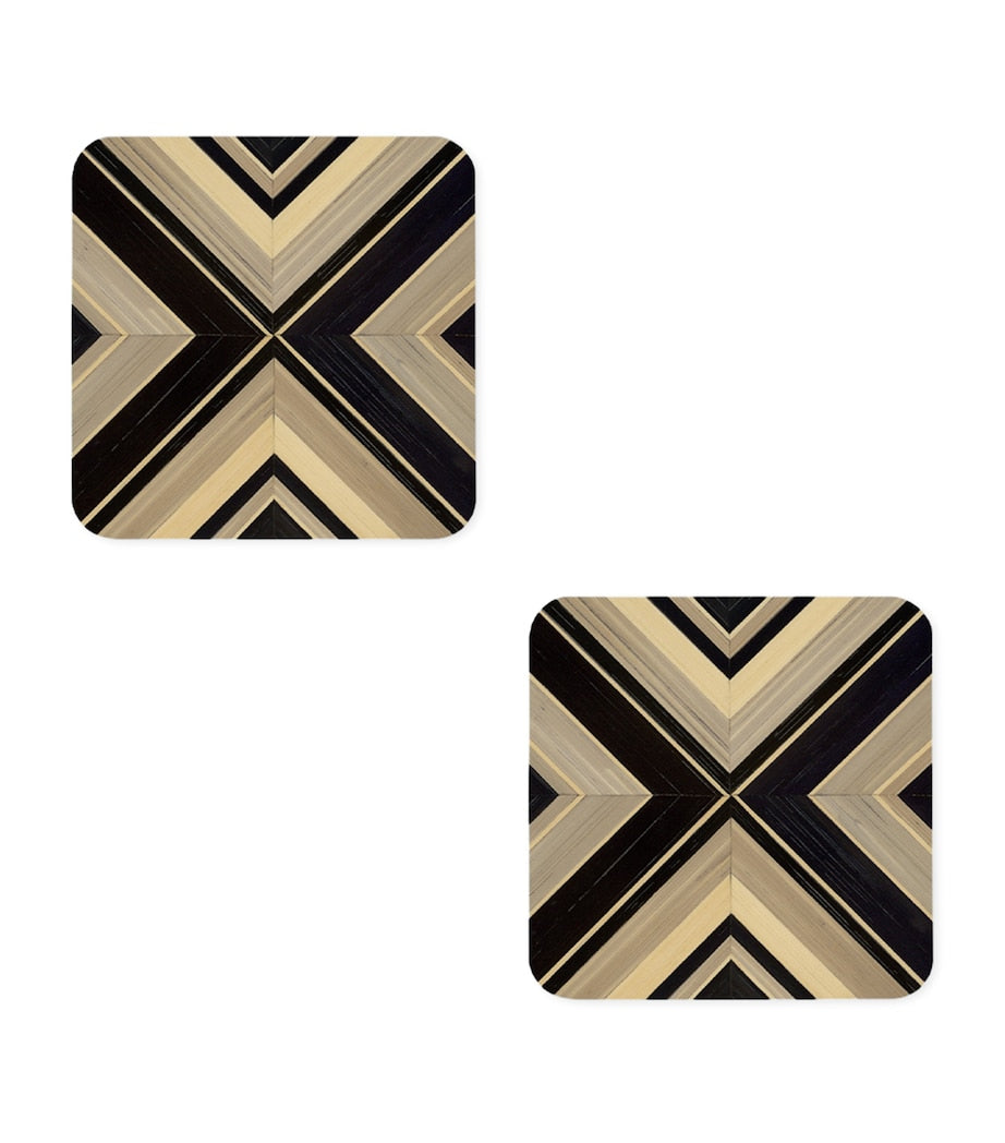 Hestia Set of 2 Geometrique Coasters
