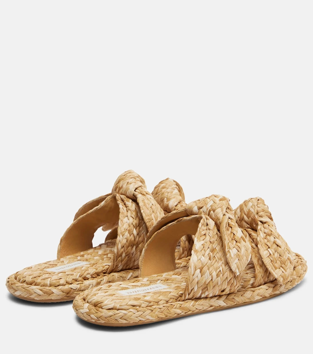Zimmermann - Carousel raffia espadrille slides