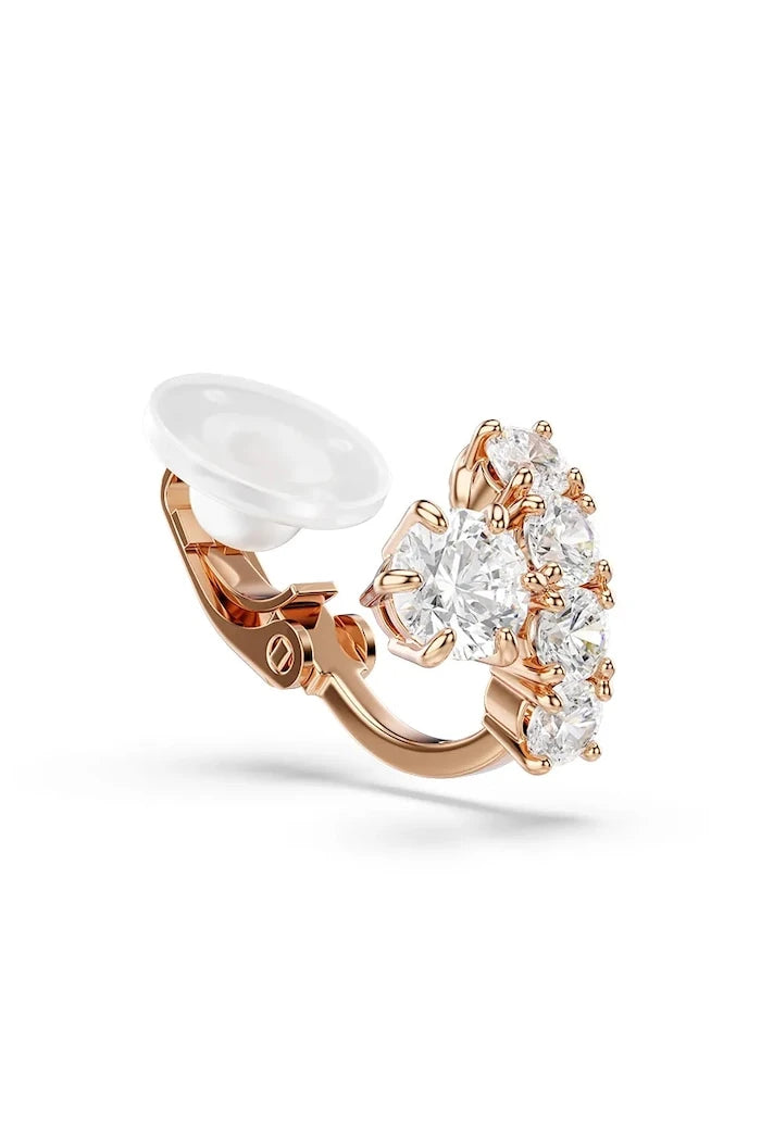 Swarovski kadın altın kaplama zirkonlu MATRIX broş