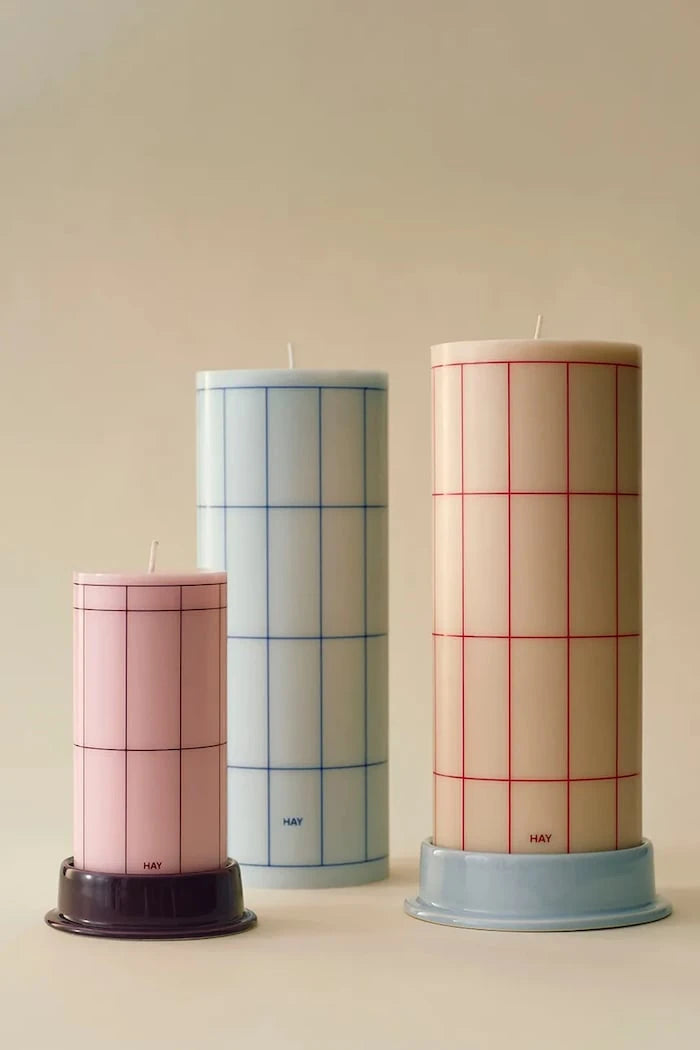 Декоративна свещ HAY Column Candle 9 x 25 cm