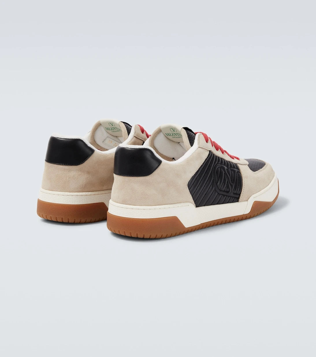 Valentino Garavani - Suede and leather sneakers