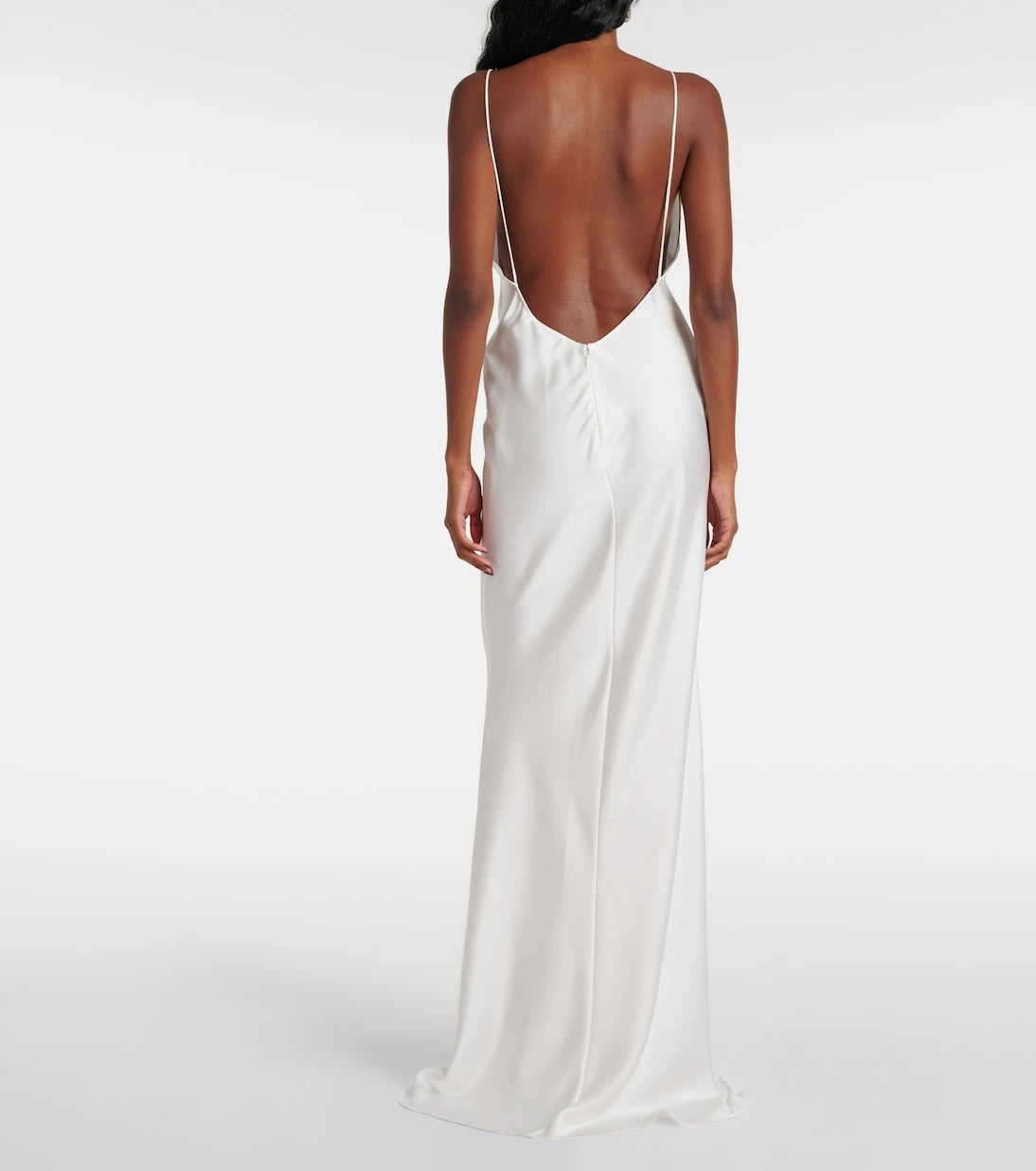 The New Arrivals Ilkyaz Ozel - Open-back satin gown