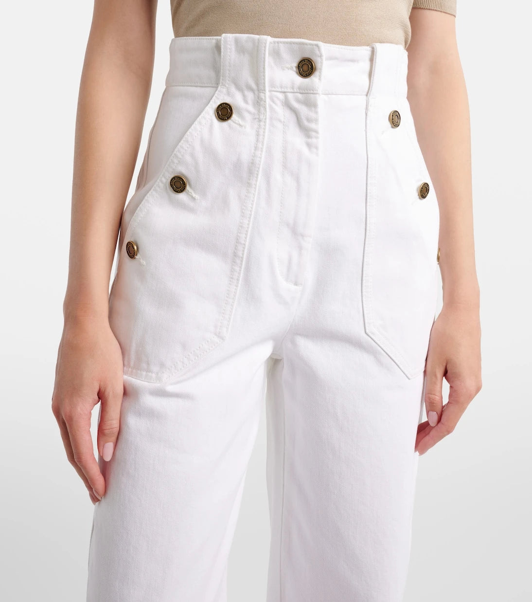 Max Mara - High-rise wide-leg jeans