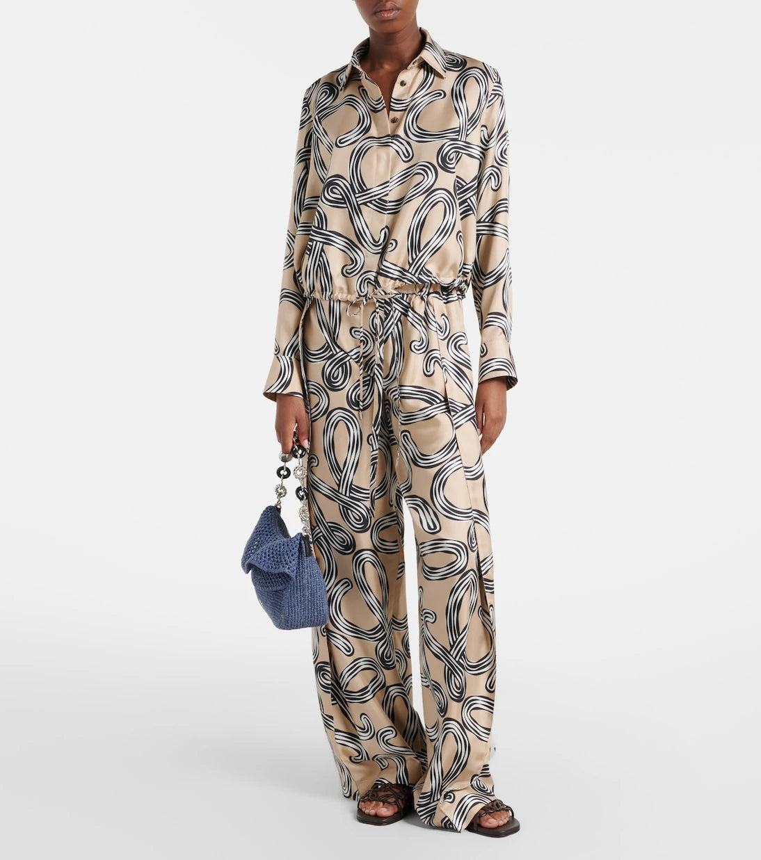 Loewe - Paula's Ibiza Anagram silk shirt