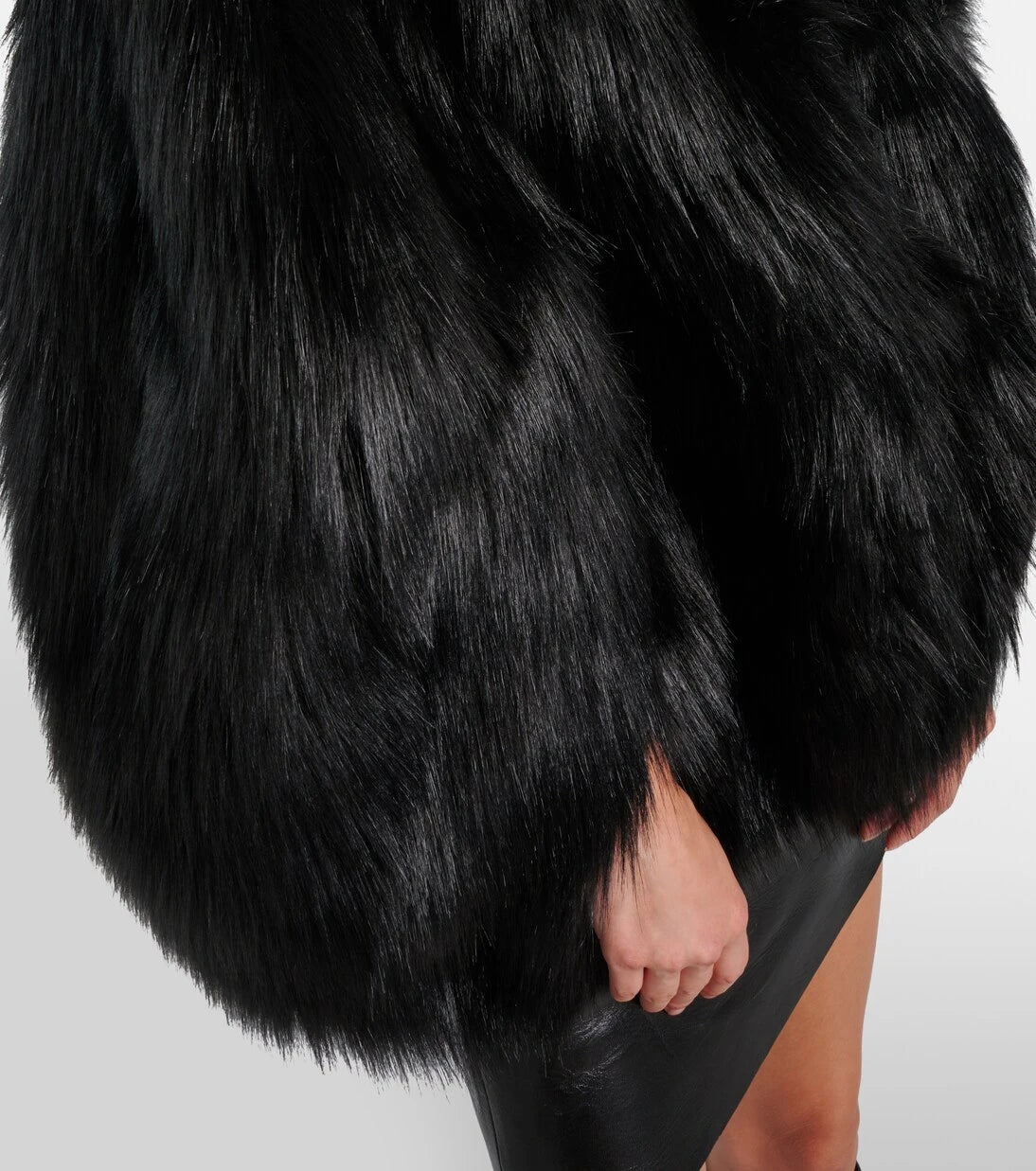 Givenchy - Faux fur cape