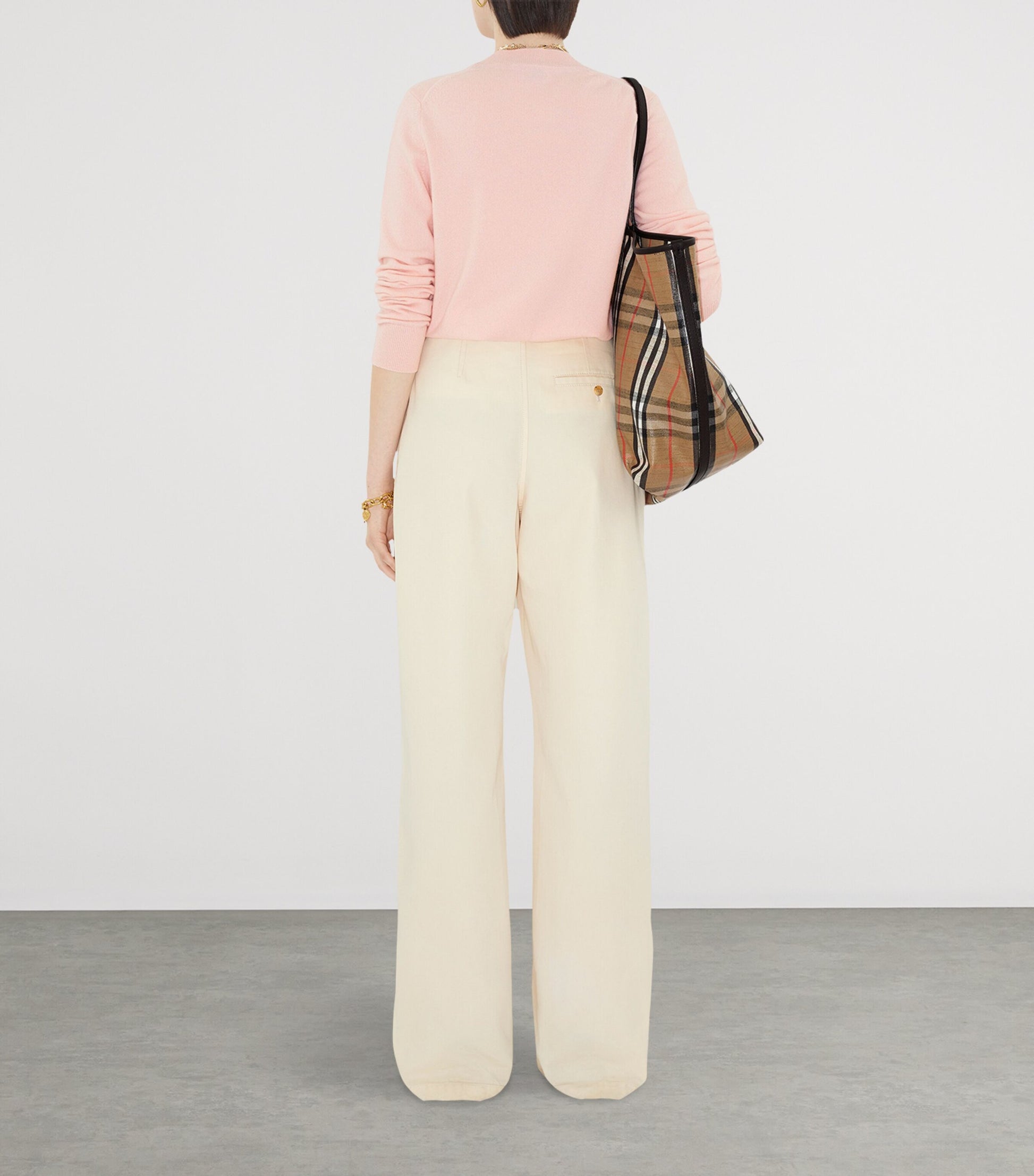 Pink Cashmere EKD-Embroidered Sweater