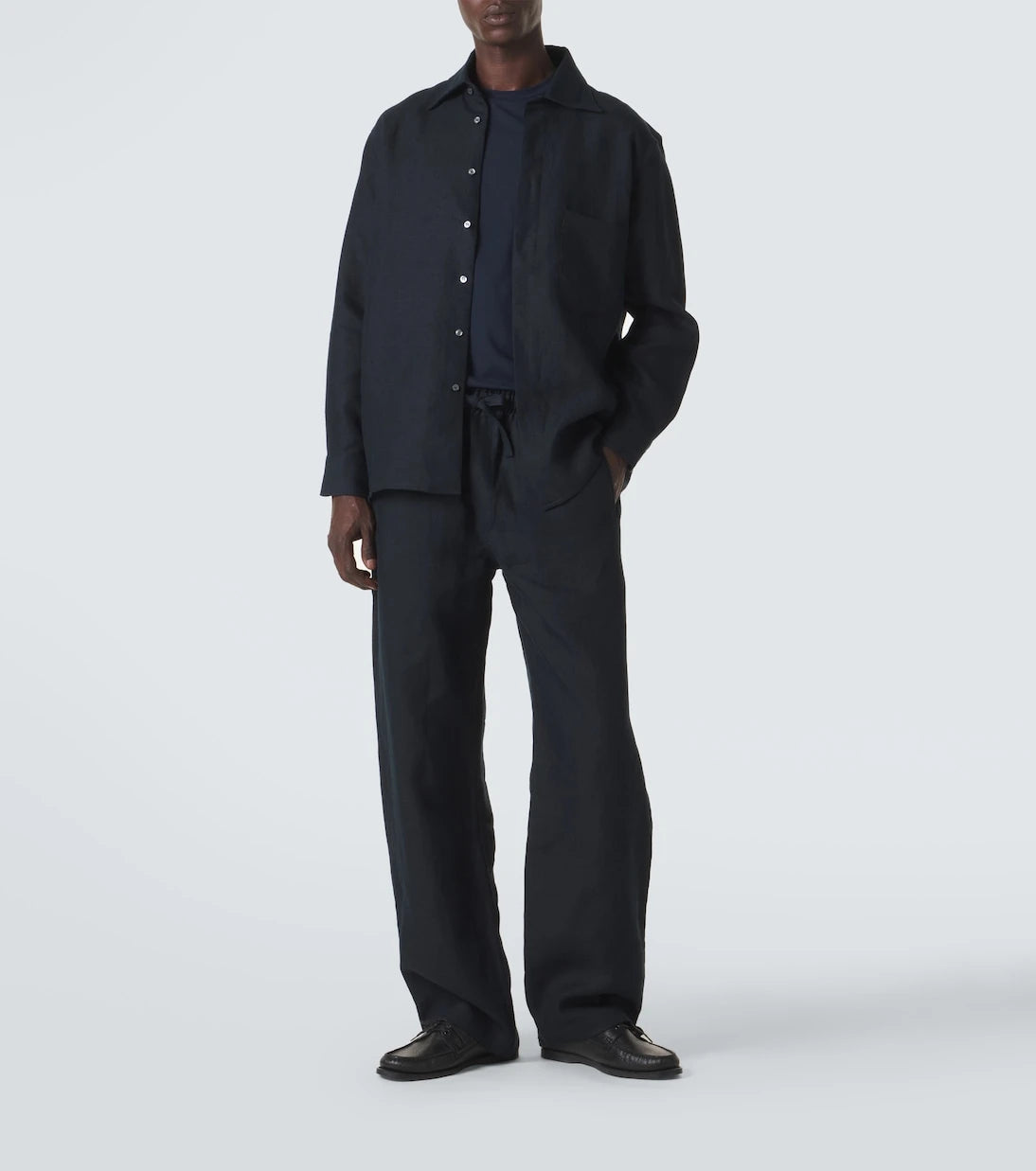 Saman Amel - Linen straight pants