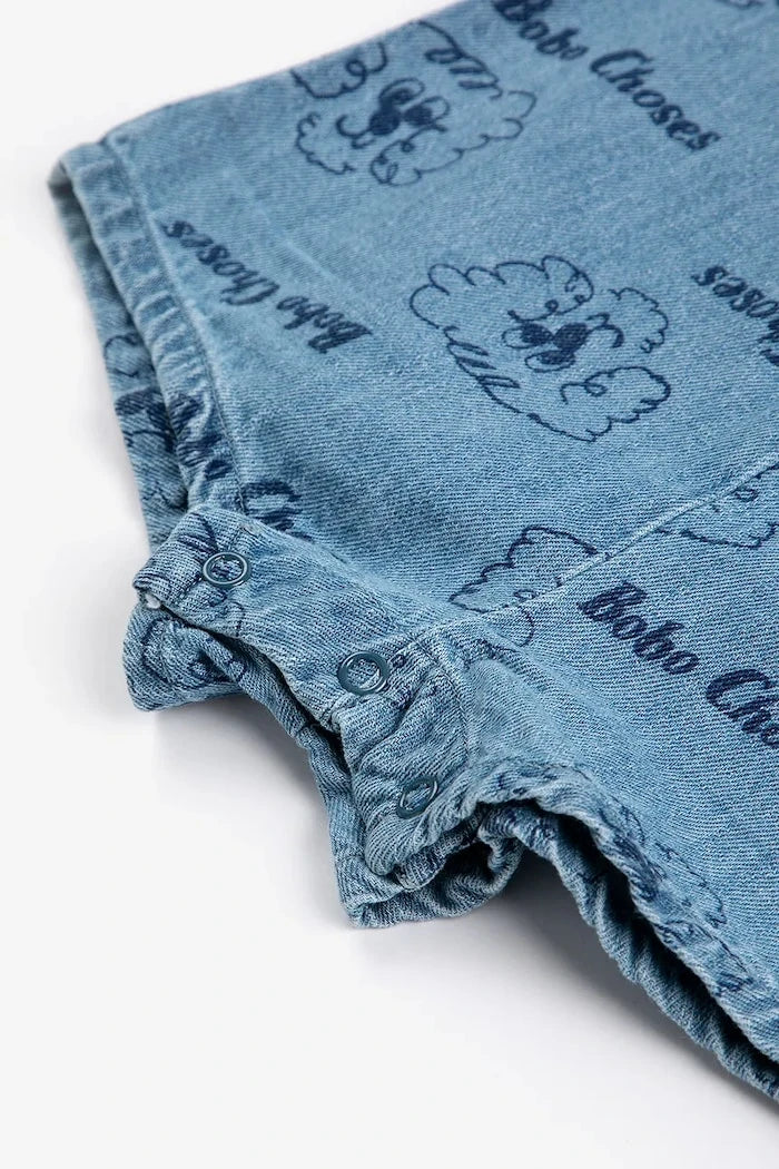 Bobo Choses Pickles The Dog Bebek Pamuklu Kısa Tulum