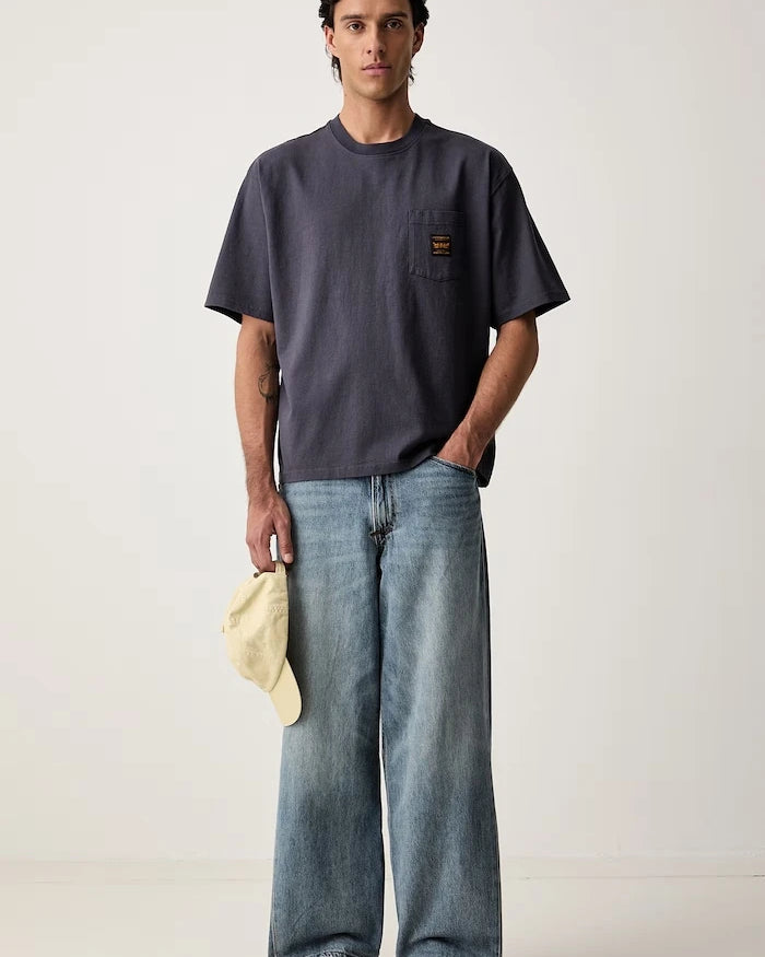 Levi's pamuklu erkek SS WORKWEAR PKT tişört