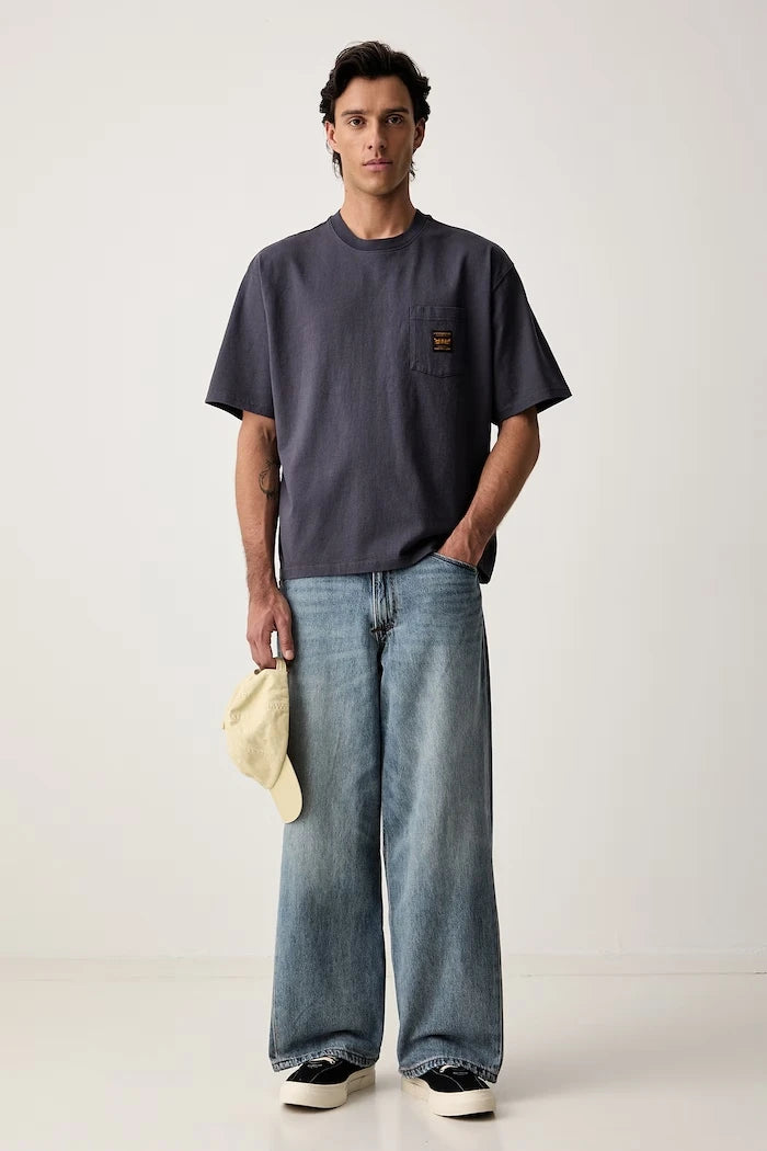 Levi's pamuklu erkek SS WORKWEAR PKT tişört