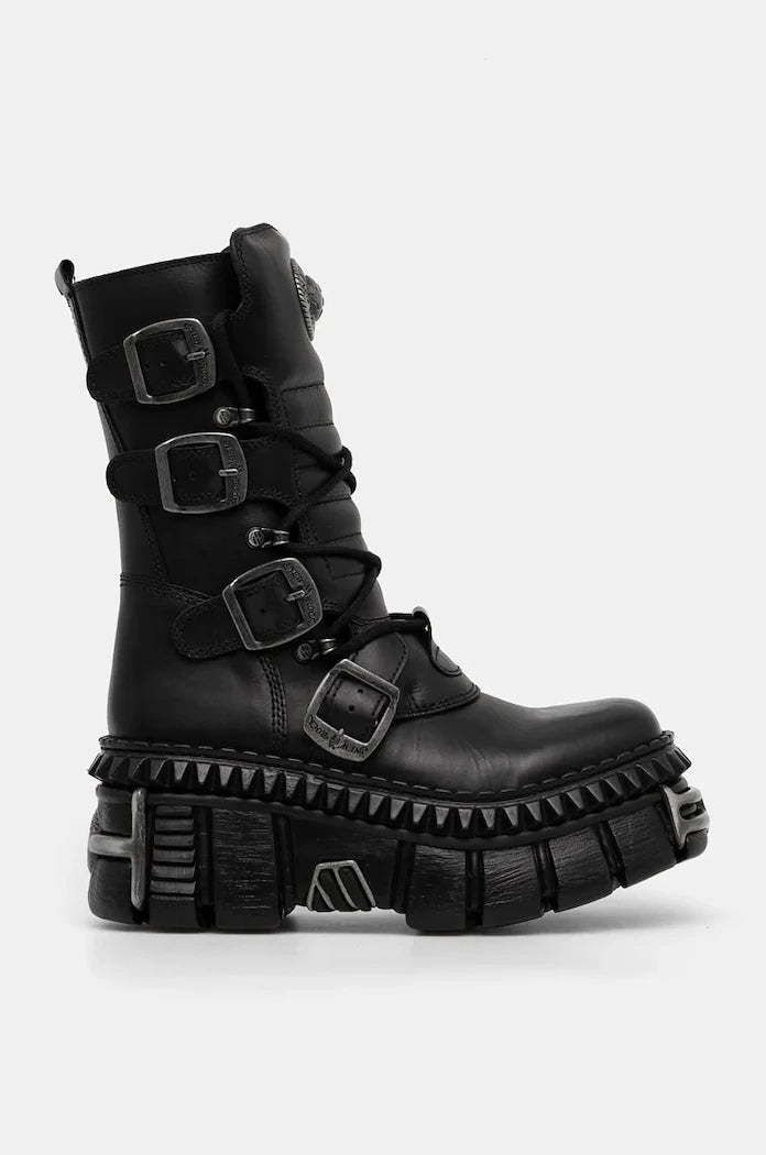 New Rock ITALI NEGRO NOMADA + TOWER CASCO + ACERO PICOS Deri Bot