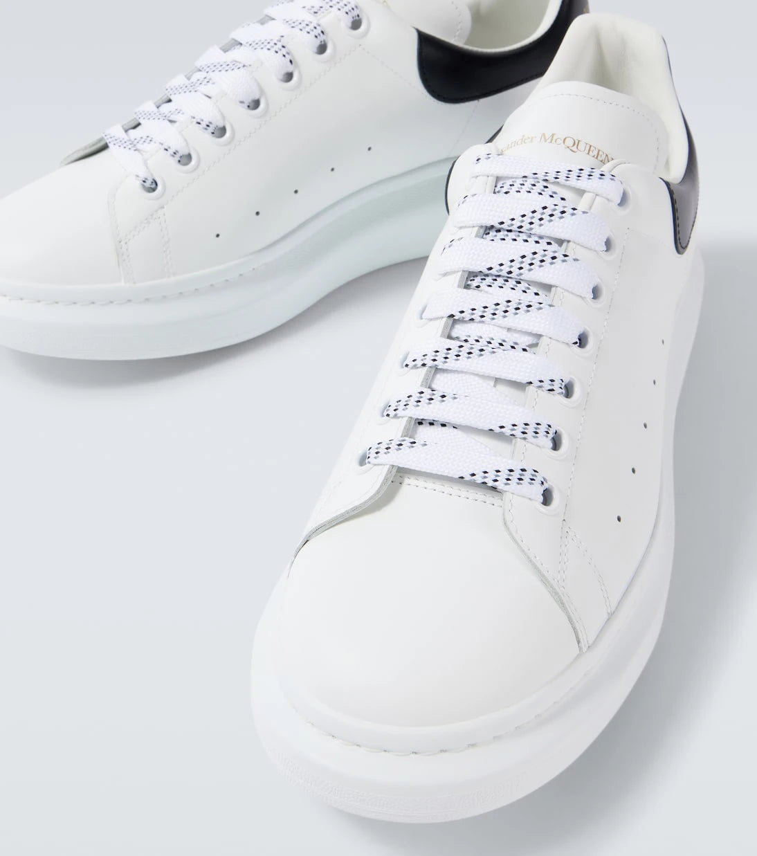 McQueen - Oversized leather sneakers