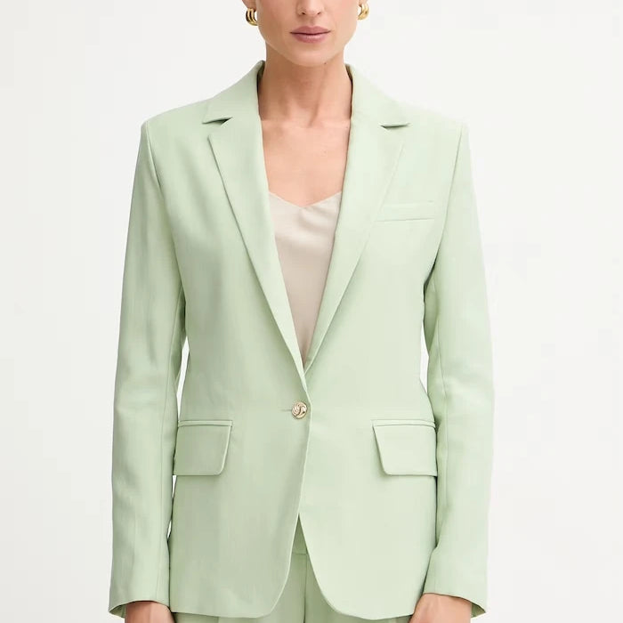 Morgan tek düğmeli kadın liocel blazer VMEDI.F