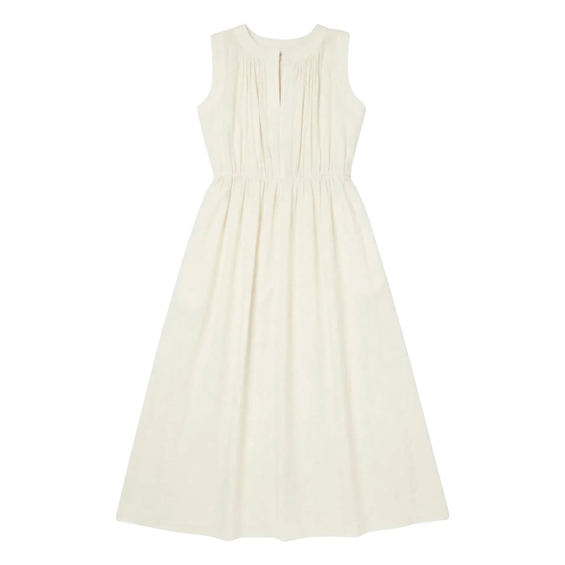 BELLEPIECE - Rosa Cotton gauze dress | Ecru
