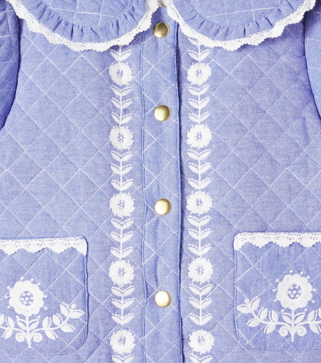 Louise Misha - Jouliana embroidered cotton jacket