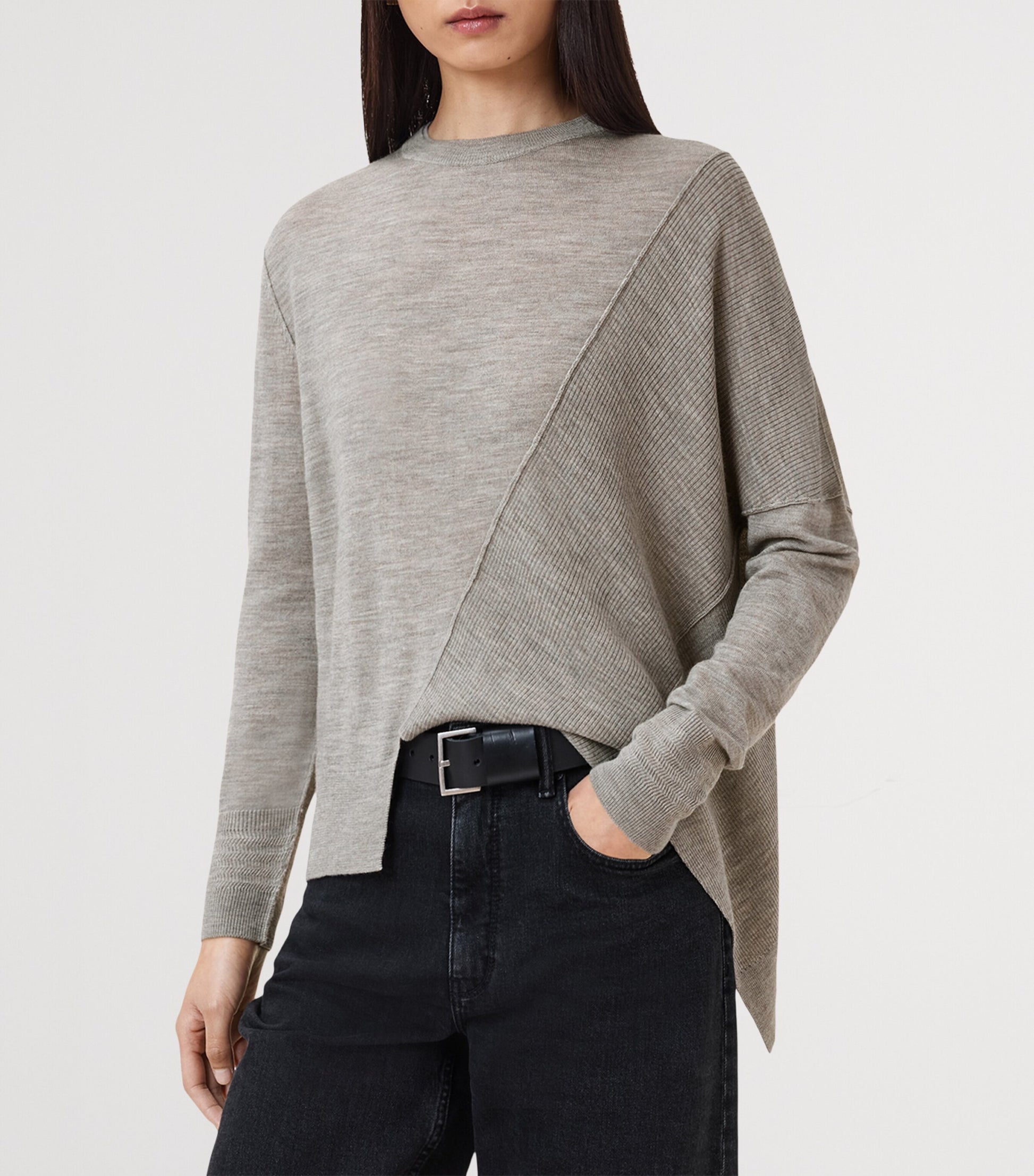 Wool Asymmetric Isla Sweater