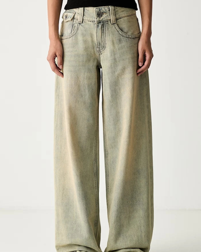 Miss Sixty wide leg kadın kot pantolon