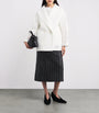 Max Mara White Mesh Teddy Bear Coat
