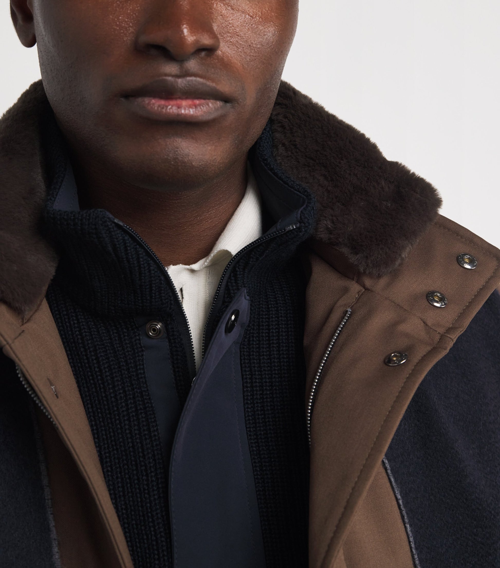 Brown Padded Car Coat