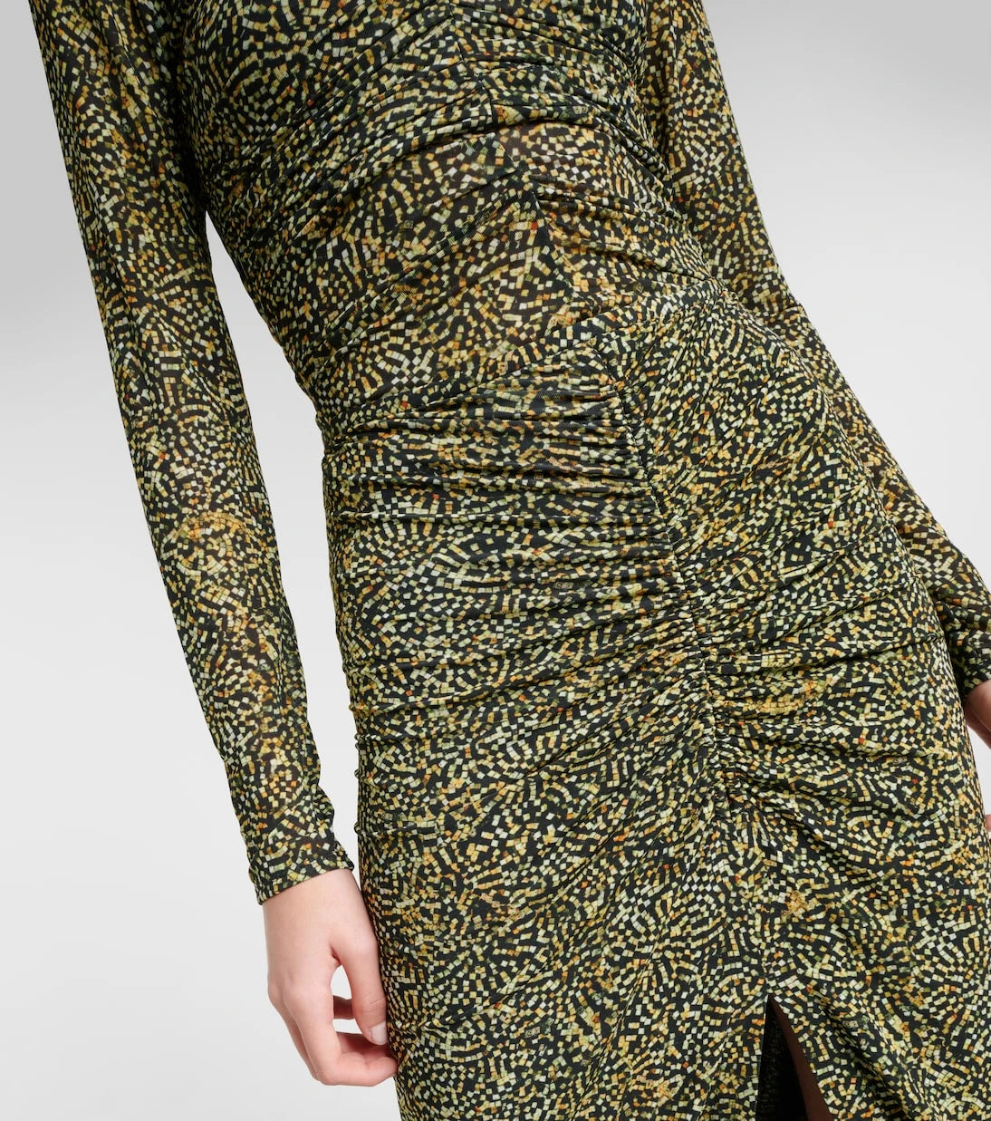 Isabel Marant - Draped jersey midi skirt