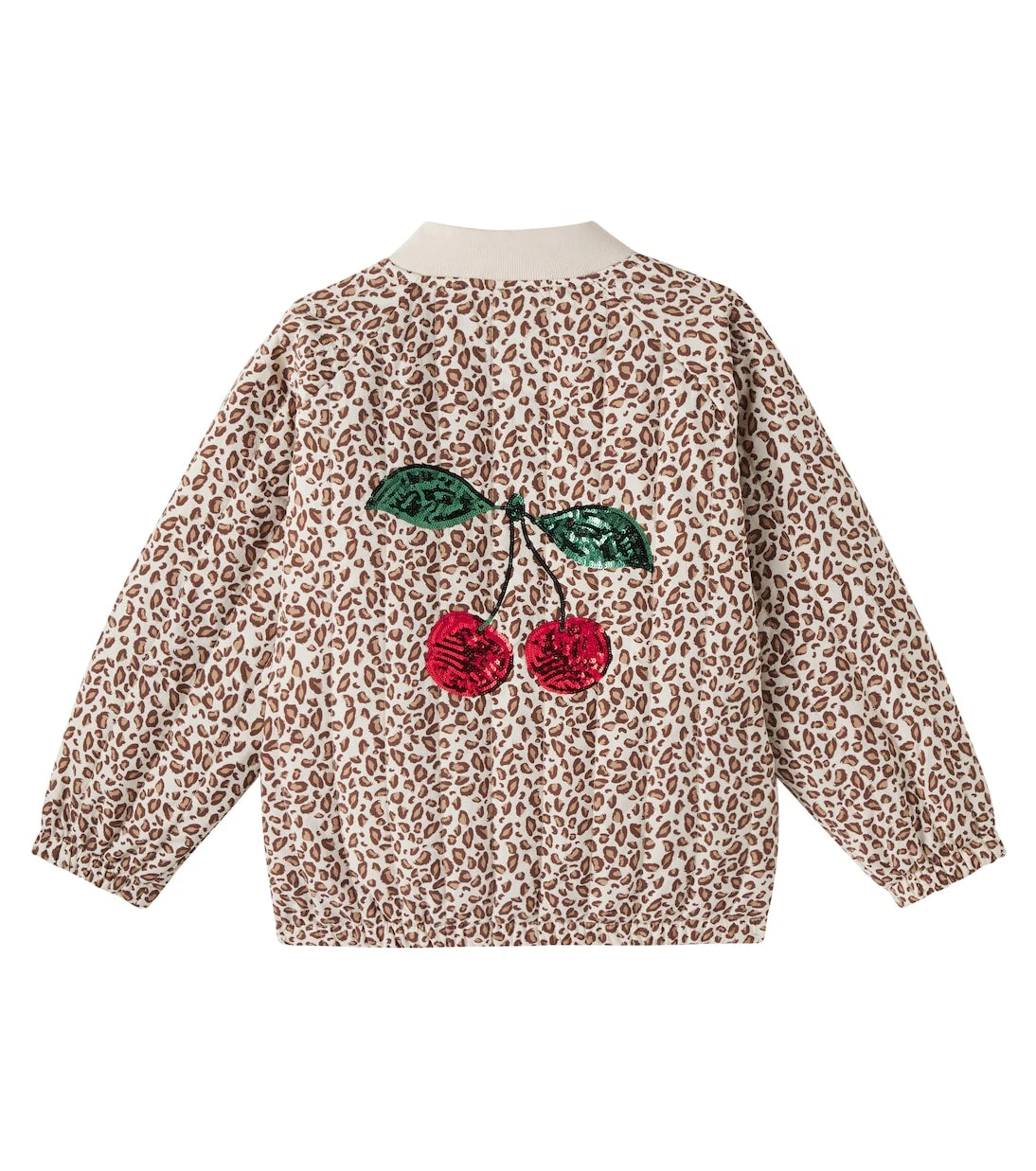 Konges Sløjd - Juno leopard-print sequined bomber jacket