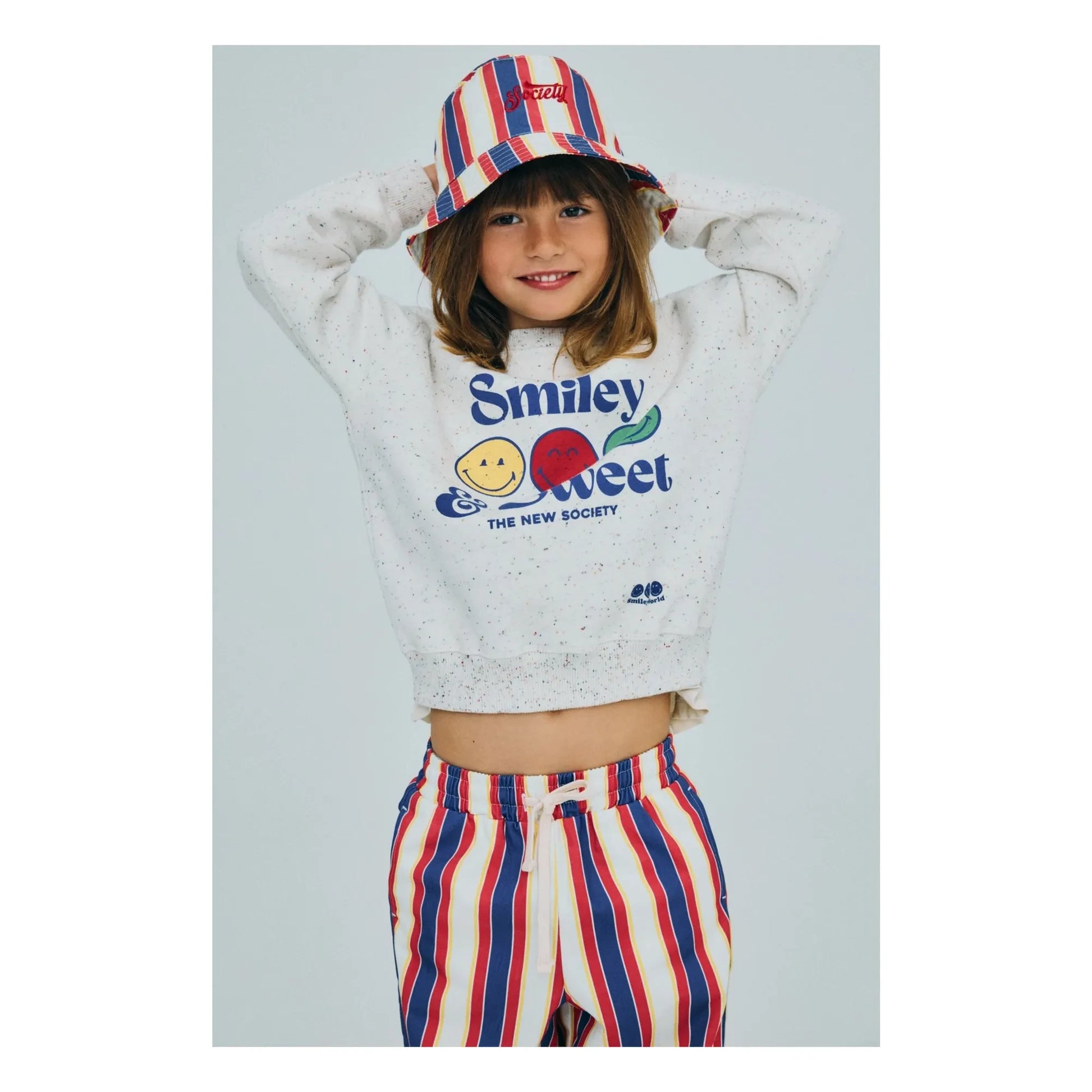 the new society - Striped Gorse Cord Pants | Red