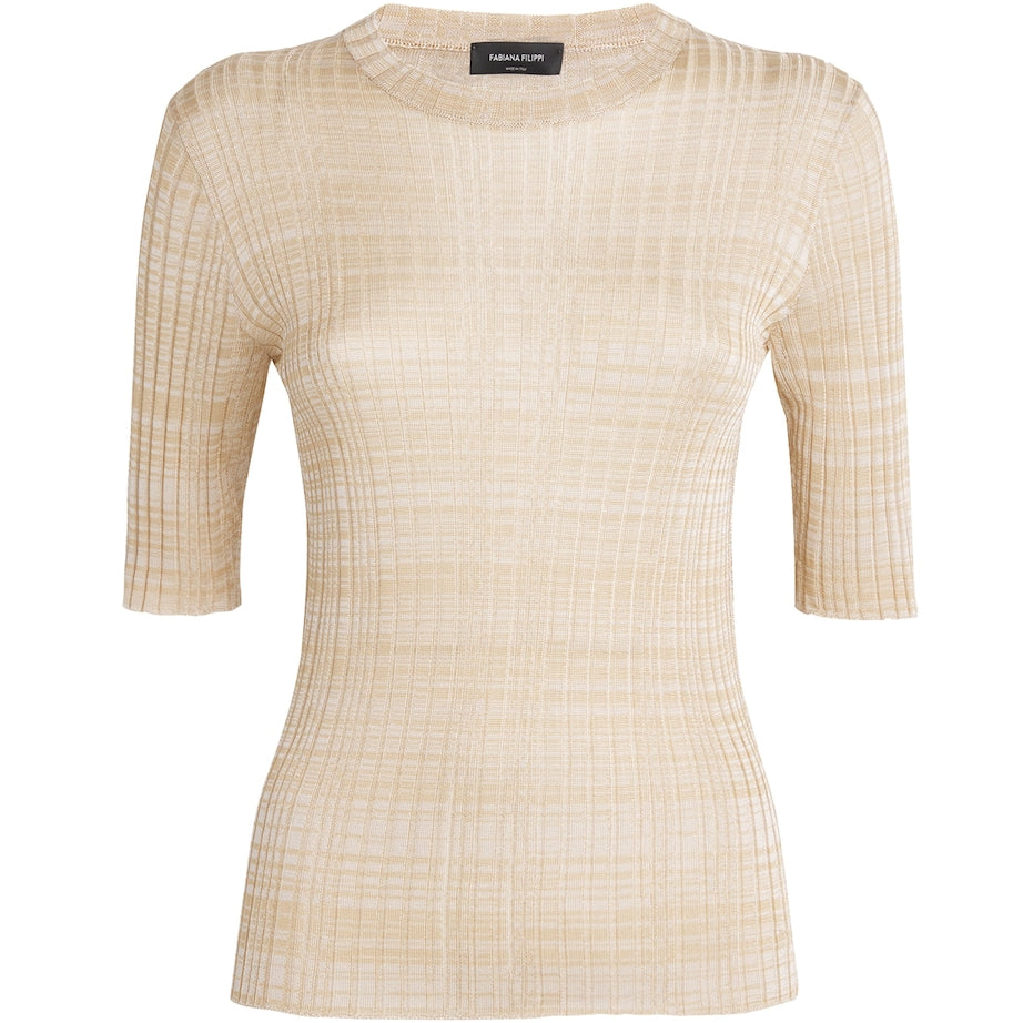 Fabiana Filippi Multi Round-Neck Top