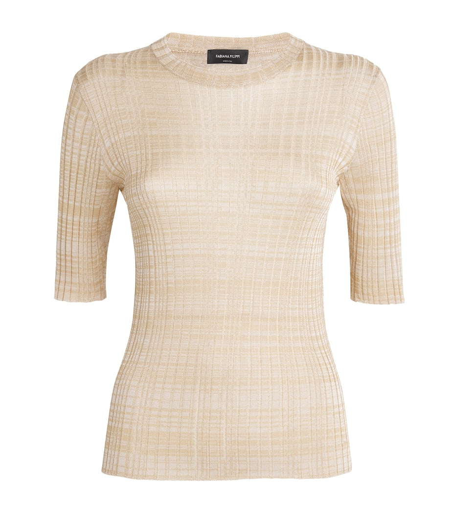 Fabiana Filippi Multi Round-Neck Top