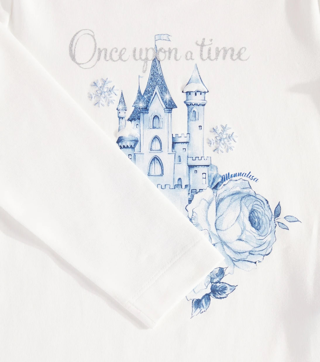 Monnalisa - St. Castle cotton-blend T-shirt