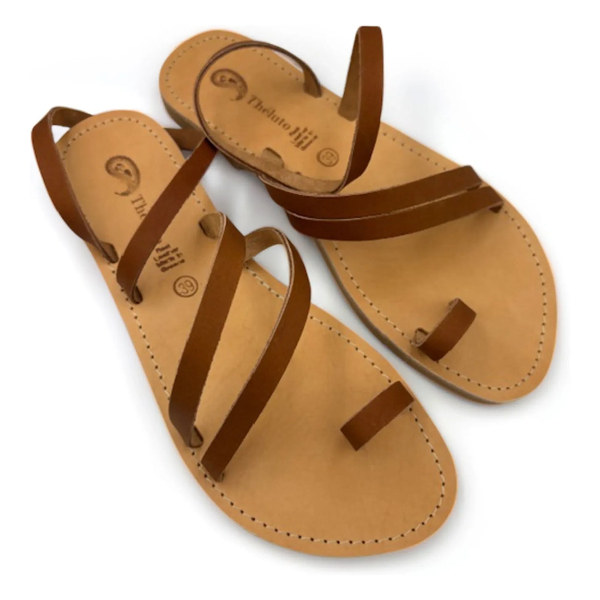 Théluto - Agatha sandals | Camel