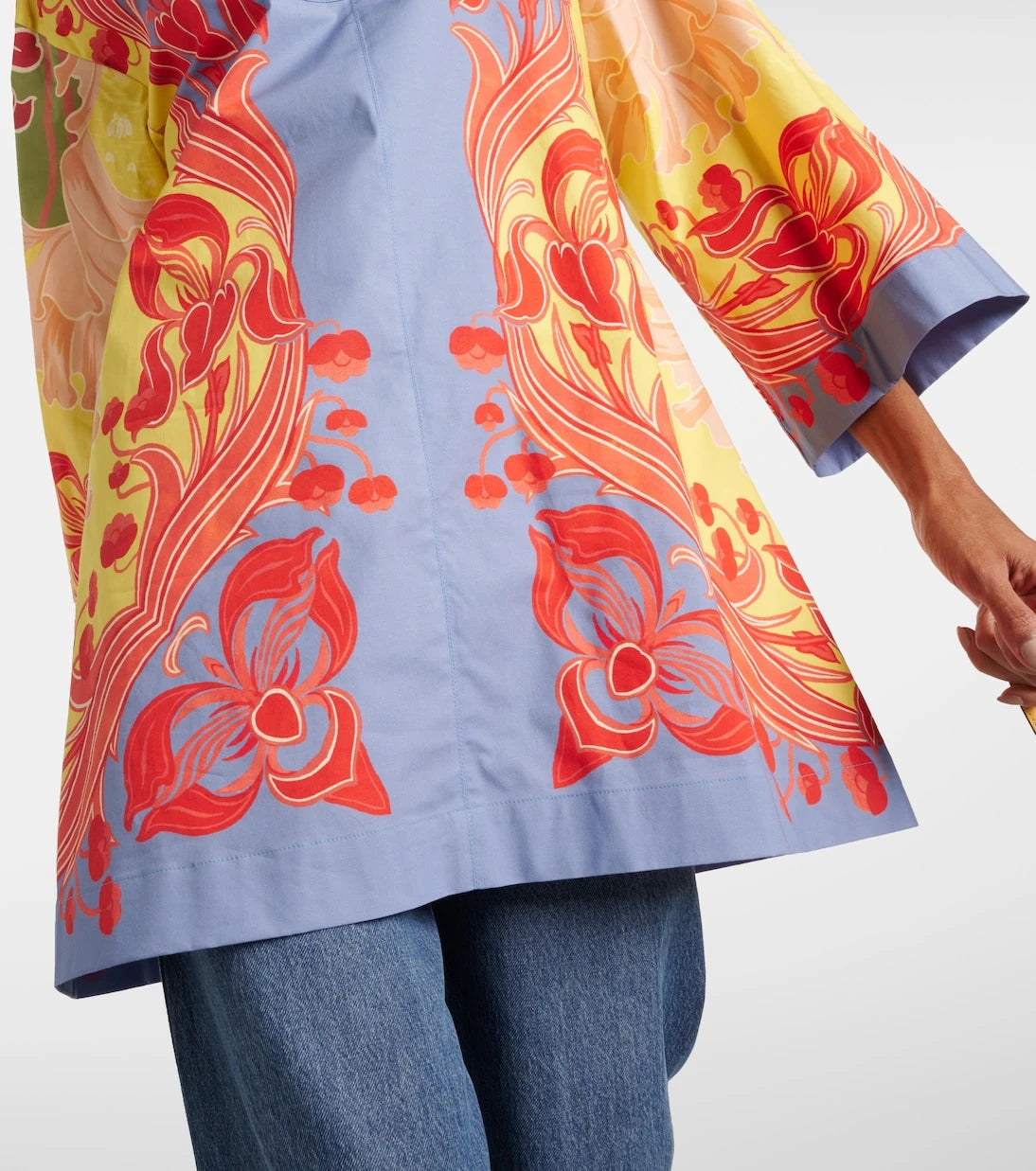 Etro - Printed cotton-blend shirt