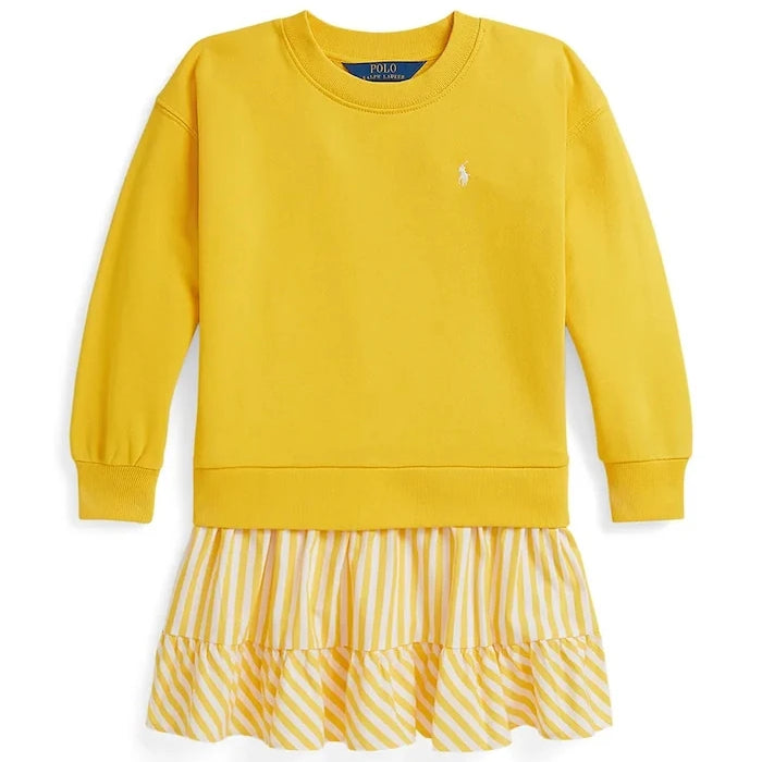 Детска памучна рокля Polo Ralph Lauren