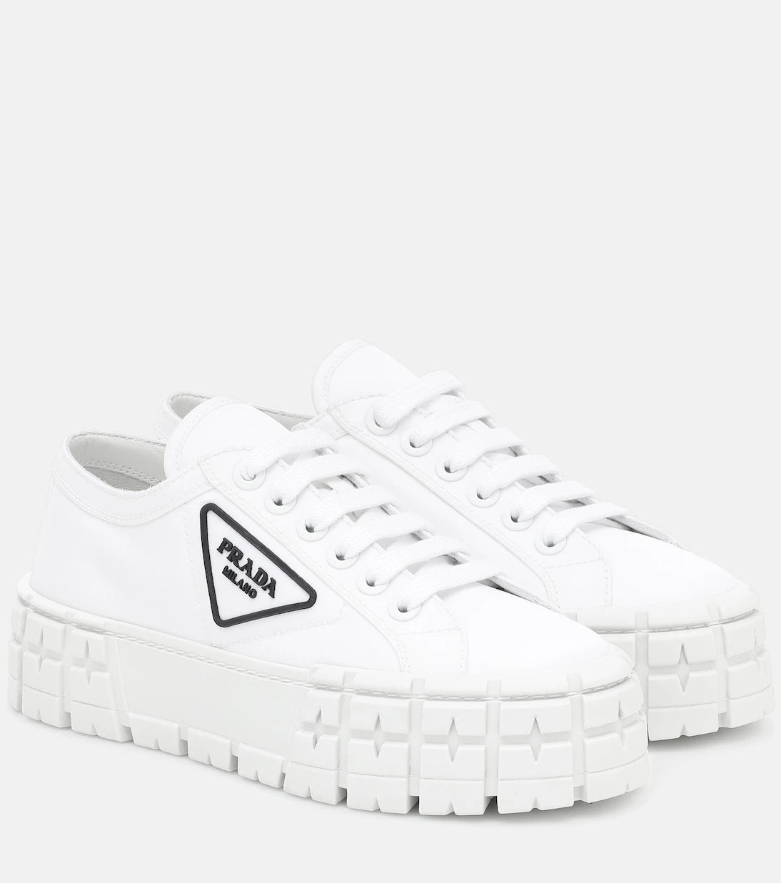 Prada - Wheel gabardin spor ayakkabı