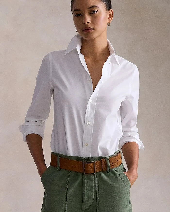 Polo Ralph Lauren Kadın Pamuk Elastan Gömlek